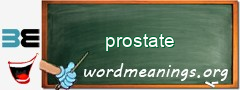 WordMeaning blackboard for prostate